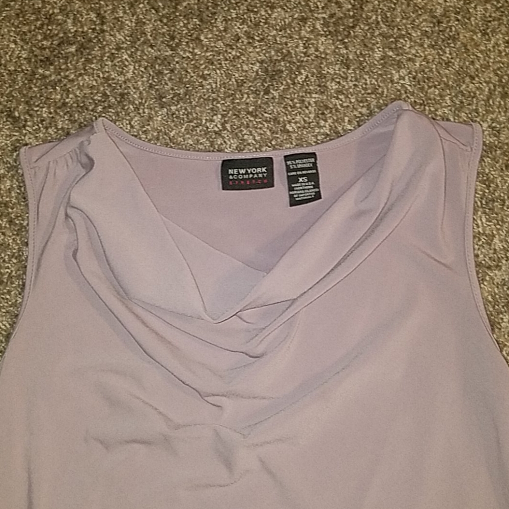 Lavender tank top blouse